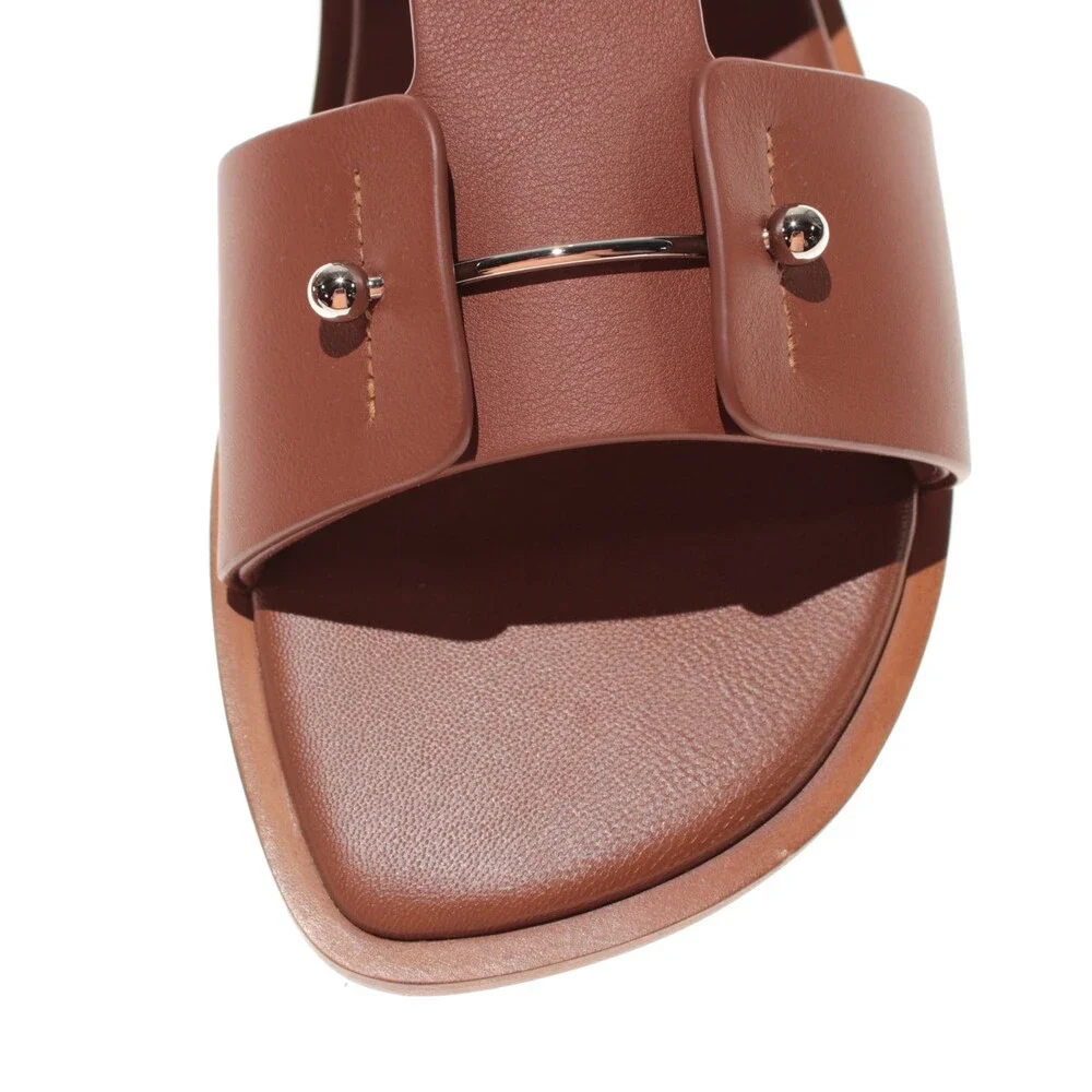 Christian Louboutin NWB Chambeliss Sandals Size 43 (US 10) in Brown Leather